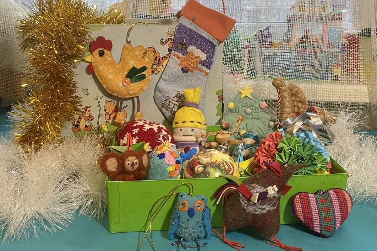 елочные игрушки ручной работы