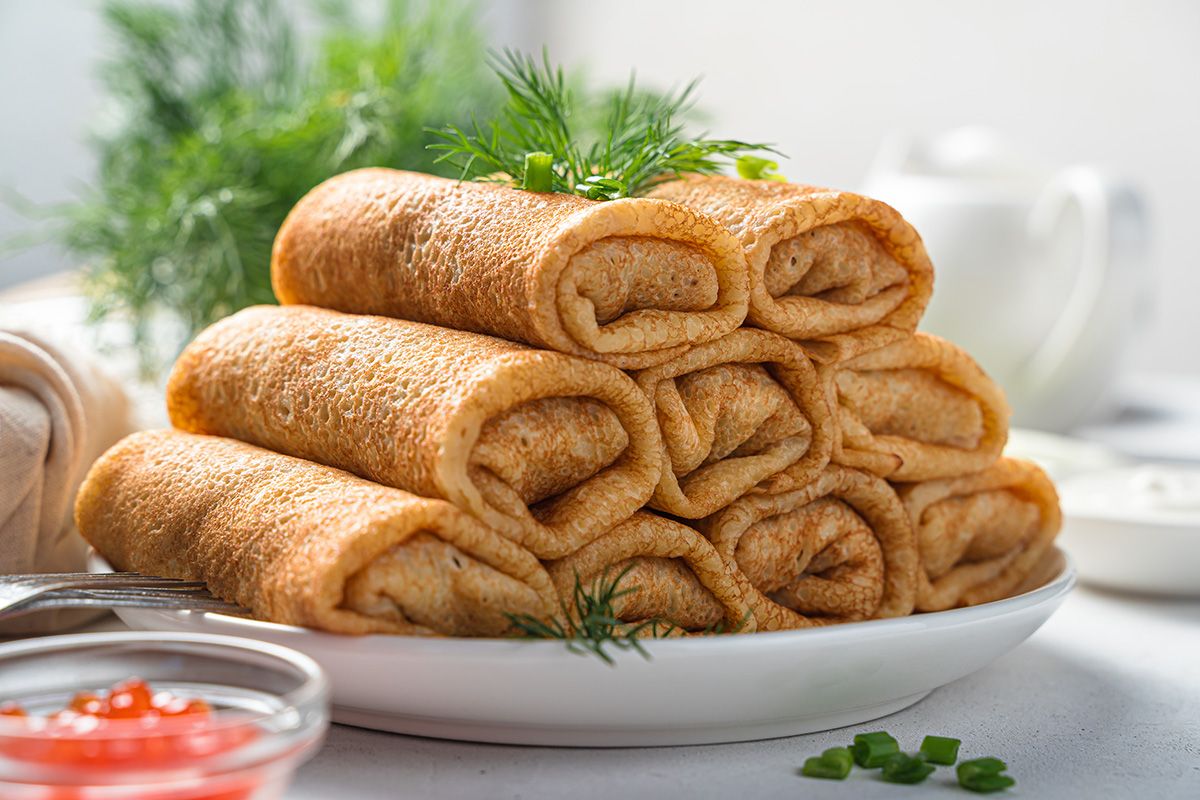 блинчики на кефире рецепт