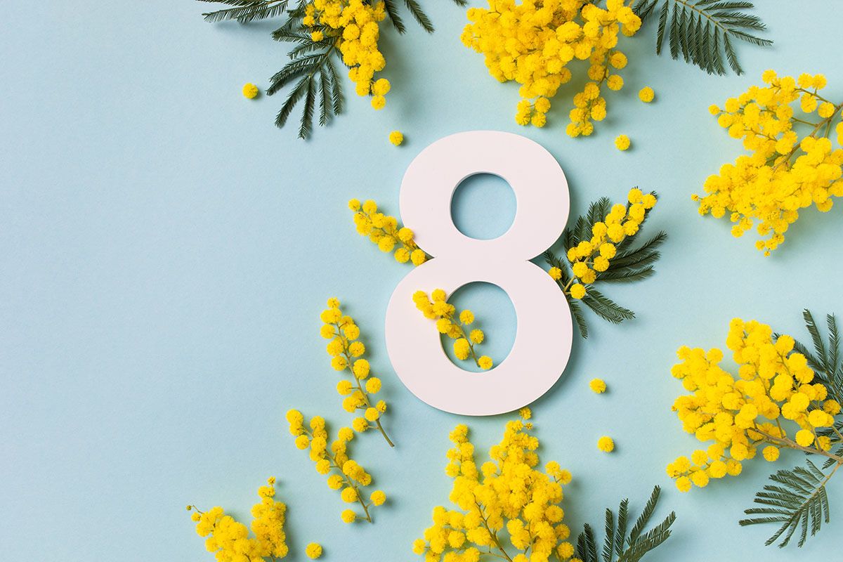цветы 8 марта