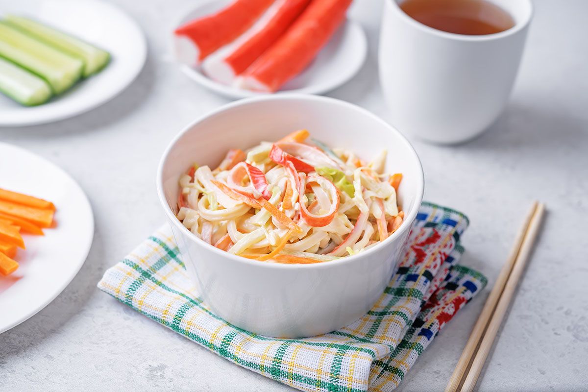 Салат с корейской морковкой
