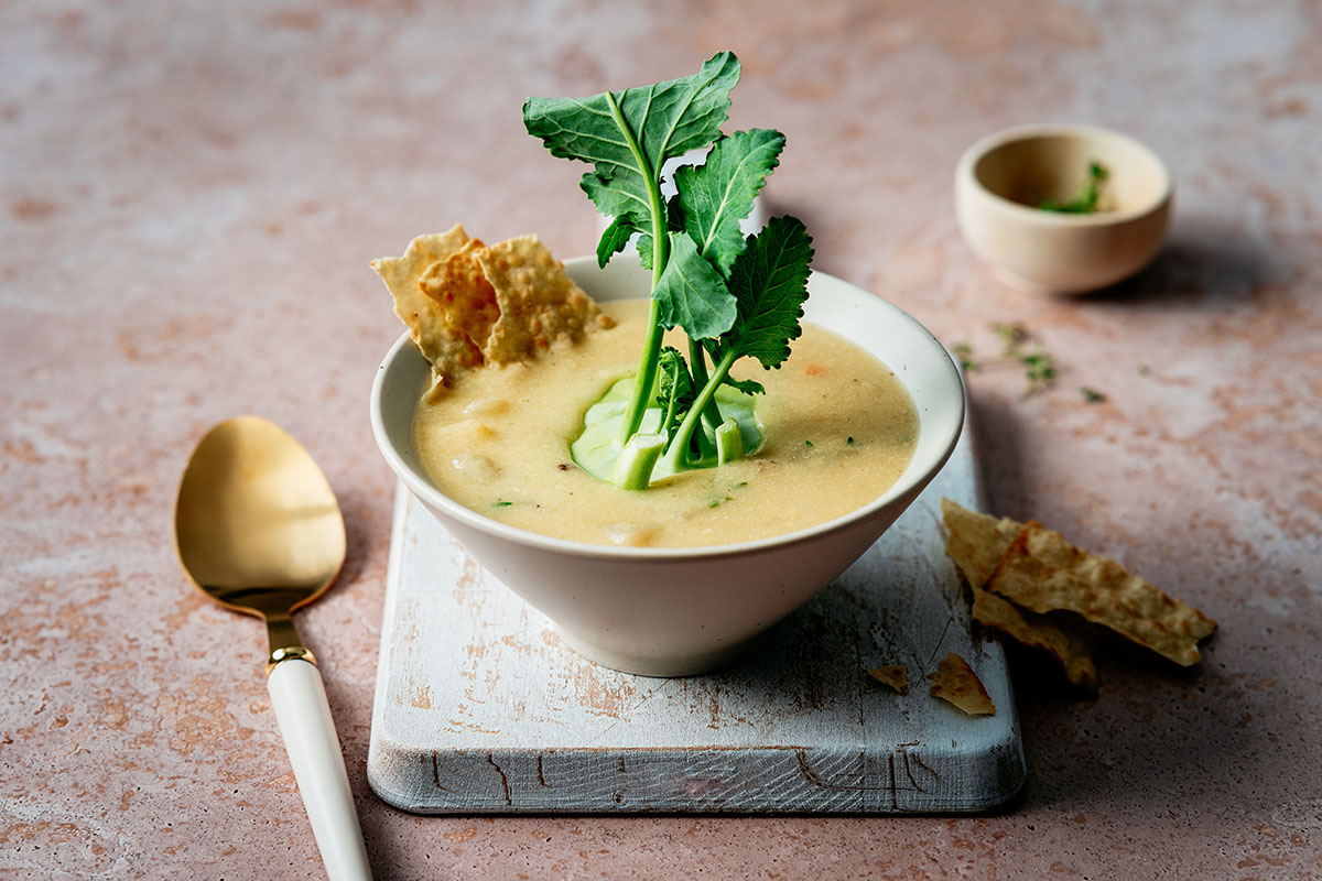 картофельный суп пюре