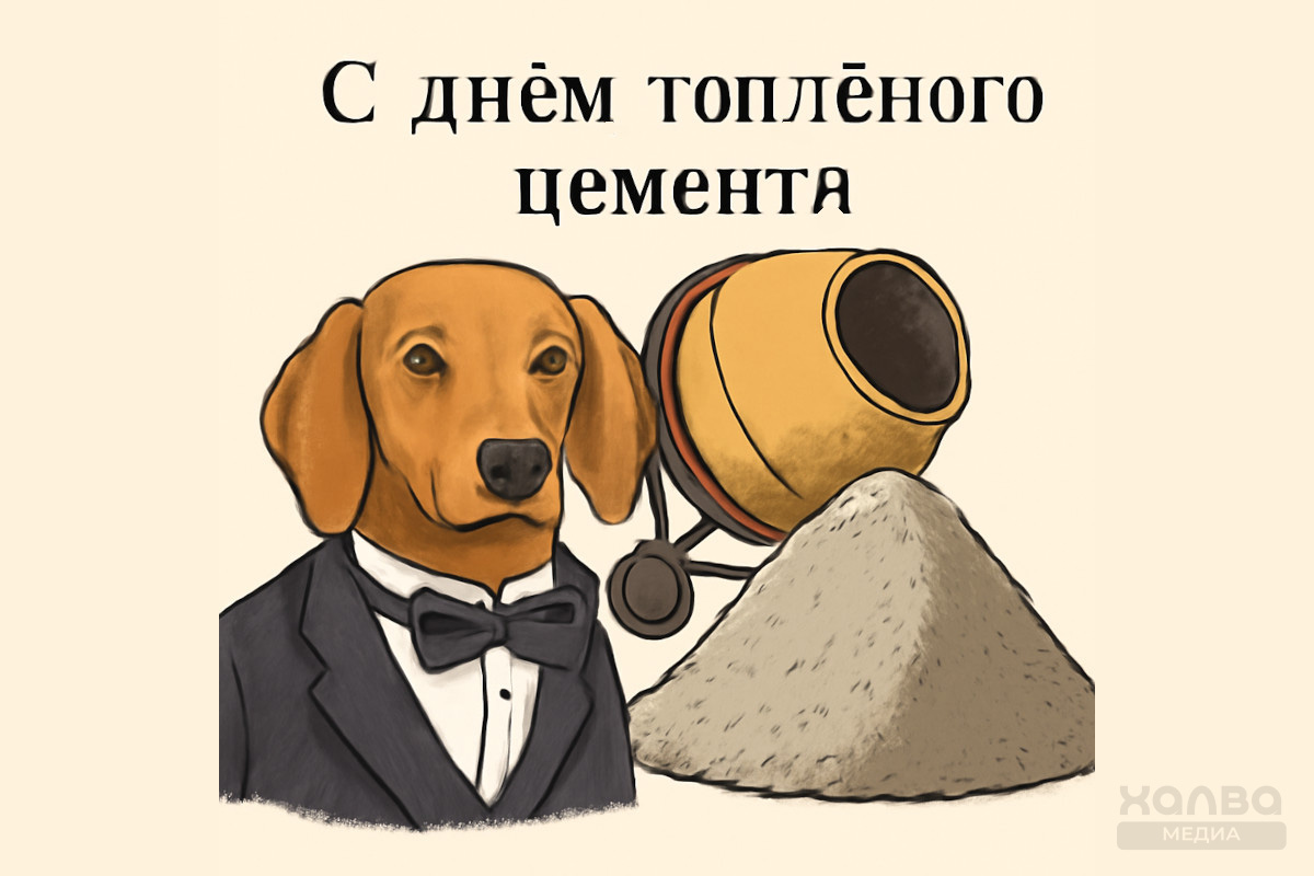 с днем топленого цемента